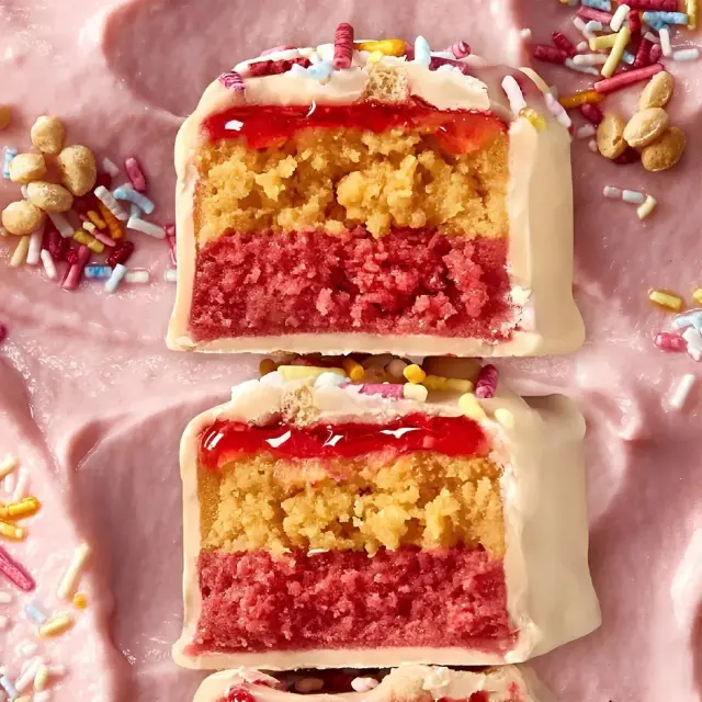 Layered Protein Bar Vanilla Birthday Cake 60g Myprotein 2