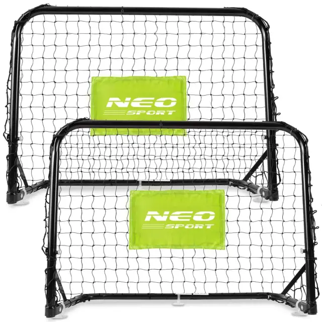Neo-Sport Τέρματα Ποδοσφαίρου 60x45x25cm Σετ 2τμχ + Δώρο Μπάλα 2