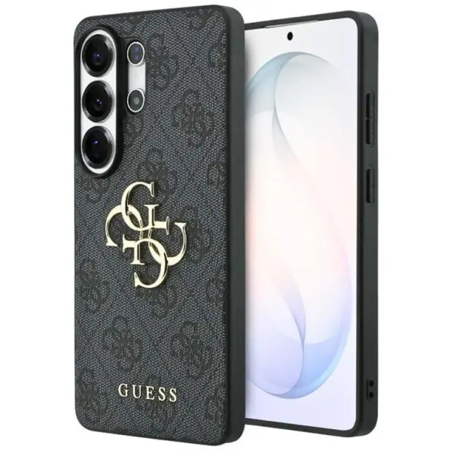 Θήκη PU Guess Samsung Galaxy S26 Ultra Hardcase Big Logo 4G Μαύρο N70621