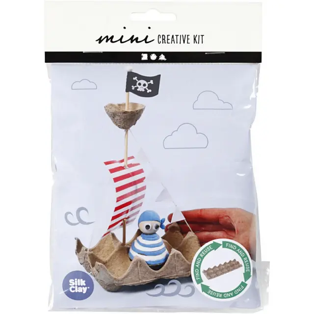 DIY Kit για παιδιά, Πειρατικό καράβι με ανακύκλωση
