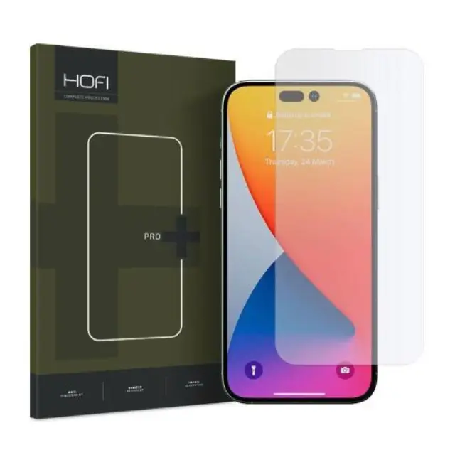 Tempered Glass Full Face Hofi Pro+ Apple iPhone 14 Pro Διάφανο (1 τεμ.) N59536