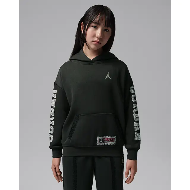 Jordan She's An Allstar Fleece ΠΑΙΔΙΚΗ ΜΠΛΟΥΖΑ (45G248-G0T) - Μαύρο