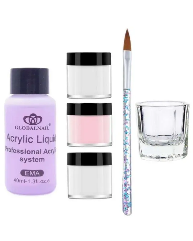 Ολοκληρωμένο σετ ακρυλικού Acrylic Nail System Global Nail