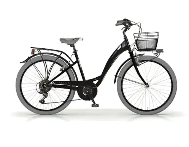 ΠΟΔΗΛΑΤΟ MBM AGORA 24'' 6 ΤΑΧΥΤΗΤΕΣ - ΜΑΥΡΟ - 35
