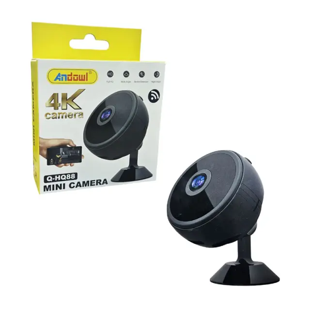 Andowl Mini Κάμερα 4K WiFi με Νυχτερινή Όραση & Ανίχνευση Κίνησης Q-HQ88 - 4K WiFi Mini Camera 0751122