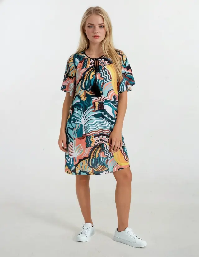S861 - Type - BEACHWEAR ABSTRACT COLOR