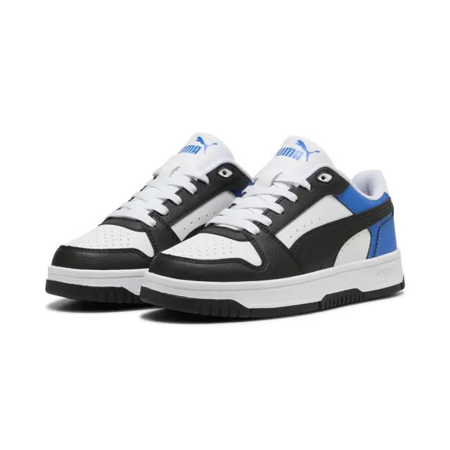 Puma Rebound Slam Lo Jr (GS) (408292-08) - Μαύρο-Γαλάζιο 2