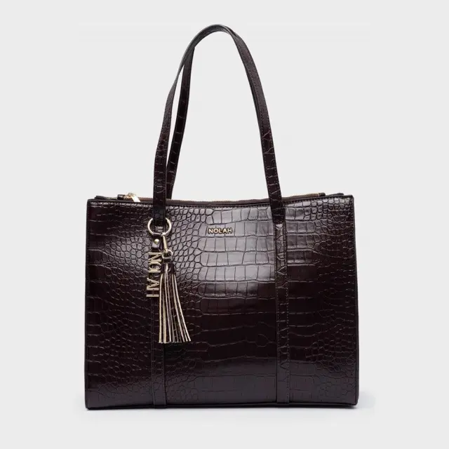 Τσάντα ώμου Melody Dark Brown Nolah