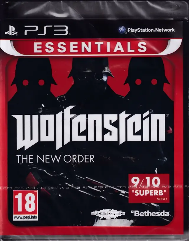 PlayStation 3 Wolfenstein: The New Order (Essentials)