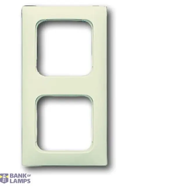 2512-212K-102 Cover Frame 2gang(s) white - Busch-Duro 2000 SI Linear