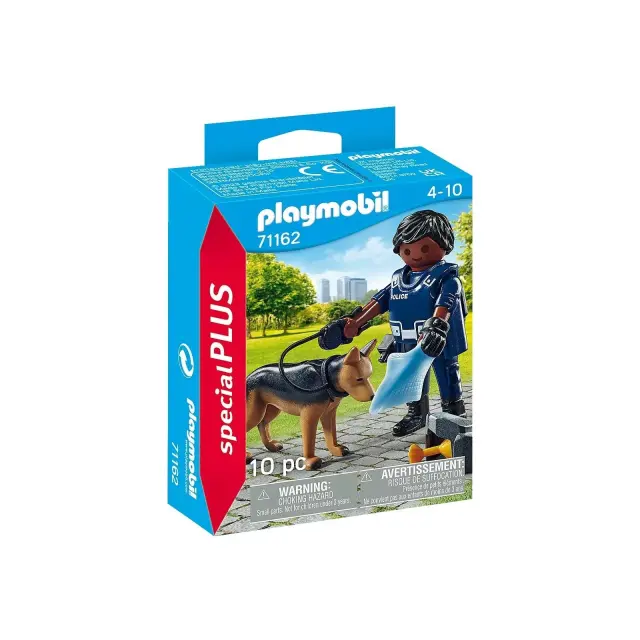 Playmobil Special Plus Αστυνομικος Με Σκυλο-Ανιχνευτη 4-10 ετών (71162)