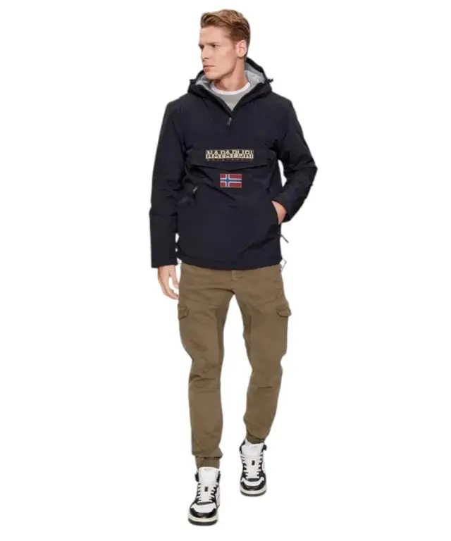 Napapijri - Ανδρικό Μπουφάν Χειμωνιάτικο Anorak Rainforest Pocket 2 Regular Fit NP0A4GMD-041 Μαύρο - M 2
