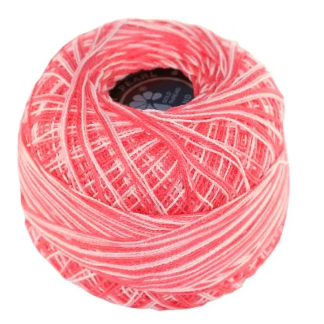 Cotton Cord Twist - Two Color Red ~300m