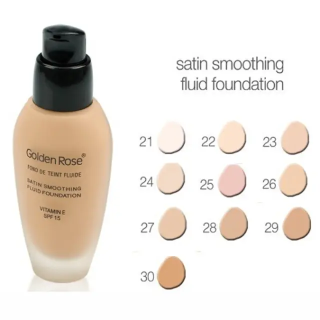 Golden Rose Make-Up N24 Satin Smoothing Με Spf15 & Vitamin E (34ml)