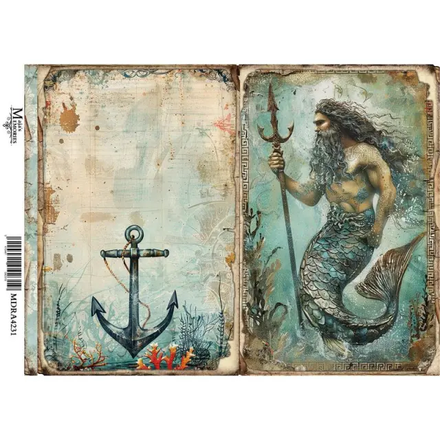 Ριζόχαρτο Maja's Memories, 22.5x32cm, Θαλασσινές κάρτες, MDRA4231