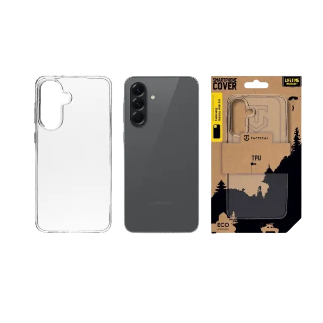 Tactical TPU Cover for Samsung Galaxy A56 5G Transparent 3
