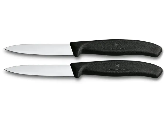 Σετ Μαχαίρια Γενικής Χρήσης Victorinox Swiss Classic με μήκος λεπίδας 8cm - Black - 2 τεμάχια6.7603.2 3