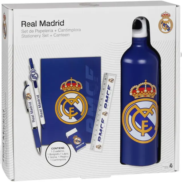 Real Madrid Hala Σετ Σχολικών Ειδών και Παγουριού Μπλε 2