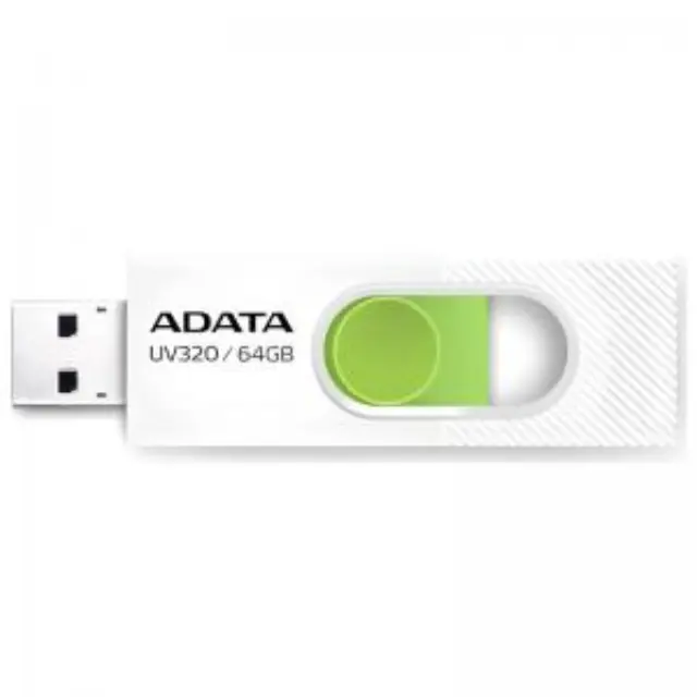 ADATA UV320 USB flash drive 64 GB USB Type-A 3.2 Gen 1 (3.1 Gen 1) Green - White 3
