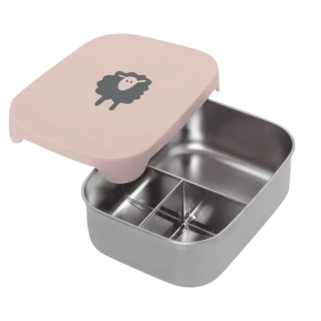 Ecolife Animals Ανοξείδωτο Παιδικό Σετ Φαγητού 0.8lt Sheep 17 x 13 x 8εκ. 3
