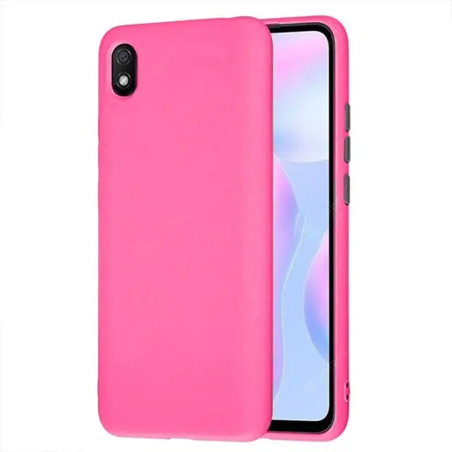 Θήκη Solid Back Cover Σιλικόνης Ροζ (Xiaomi Redmi 7A)