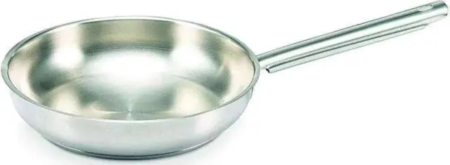 Cook Shop Τηγάνι Ανοξείδωτο 24cm - Silver