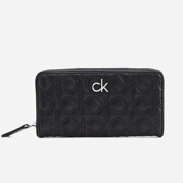 Calvin Klein - Γυναικείο Πορτοφόλι Re-Lock Z/A LG Quilt K60K608607-BAX Μαύρο