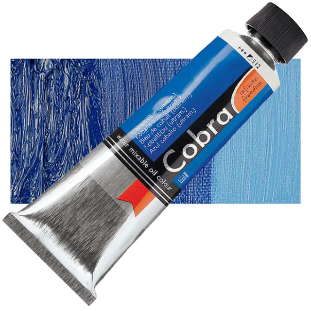 Λάδι Νερού Talens Cobra - 512 Cobalt Blue (ultram.) - 150ml
