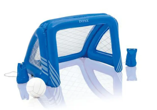 Intex Fun Goal Games Φουσκωτό Πλωτό Τέρμα Ποδοσφαίρου Με Μπαλα & Δύο Αντίβαρα Για Σταθερότητα - 140x89x81εκ. - 6+Χρ.