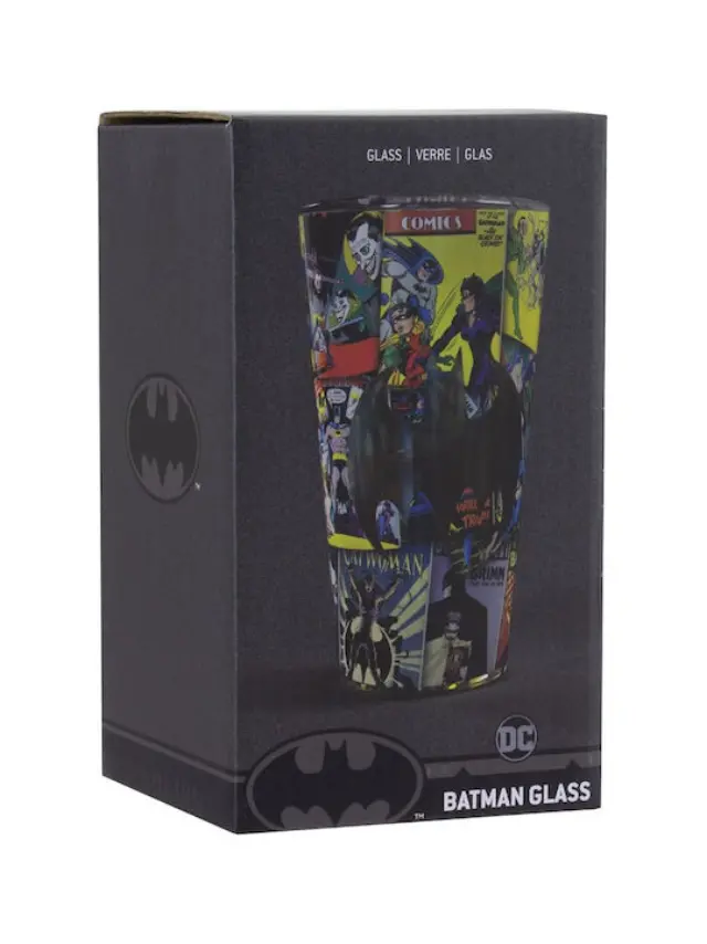 Paladone Batman Ποτήρι Νερού από Γυαλί 2