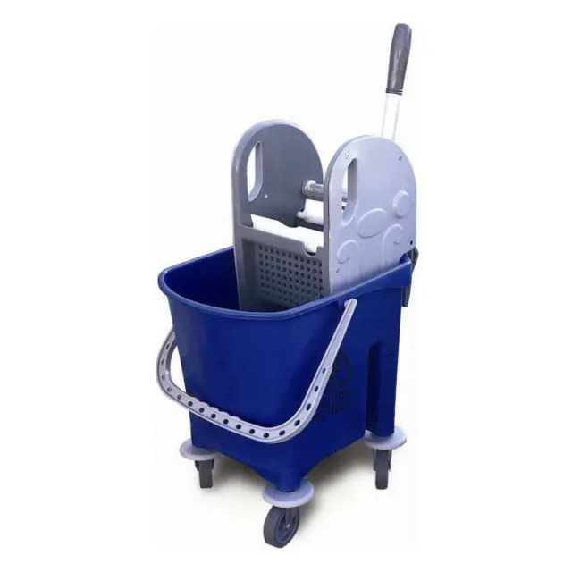 Delta Cleaning Καρότσι σφουγγαρίσματος χωρητικότητας 25 LT με ρόδες Μπλέ / ΚΣ10Μ