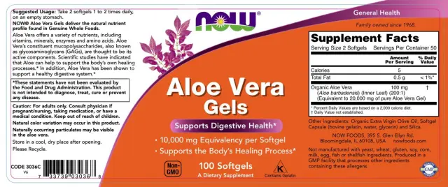 Now Foods Aloe Vera 10,000 2