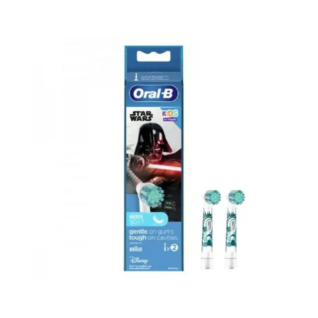 Oral-B Ανταλλακτικό για Ηλεκτρική Οδοντόβουρτσα Stages Power σε Χρώμα Star Wars για 3+ χρονών 2τμχ 2