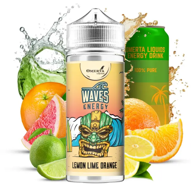 Lemon Lime Orange 30ml (120ml) - Waves Energy by Omerta