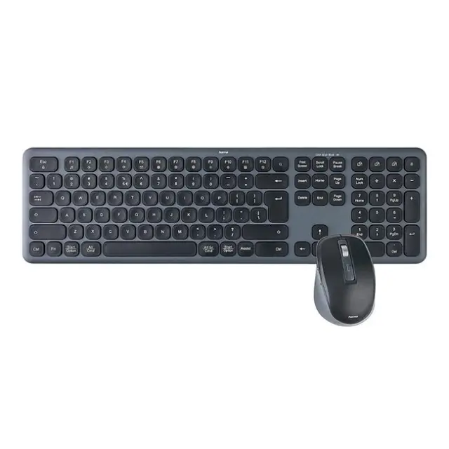 Hama Keyboard & Mouse Set WK-550/WKM-550 Black (U8173065)