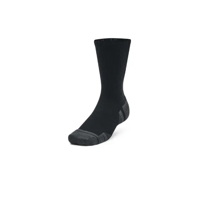 Under Armour Unisex Performance Tech 3 Pack Crew Socks Μαύρο 1379512-001 (Under Armour) 3