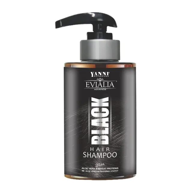 Yanni Extensions Evialia Σαμπουάν Μαλλιών Με Μαύρο Χρώμα 300ml