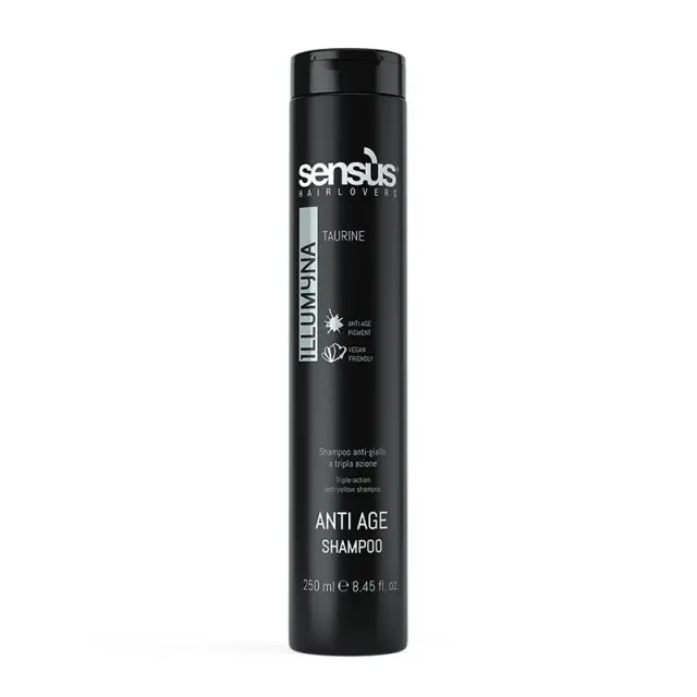 Sensus Illumyna Anti Age Shampoo 250ml - (ανδρικό σαμπουάν για λευκά μαλλιά)