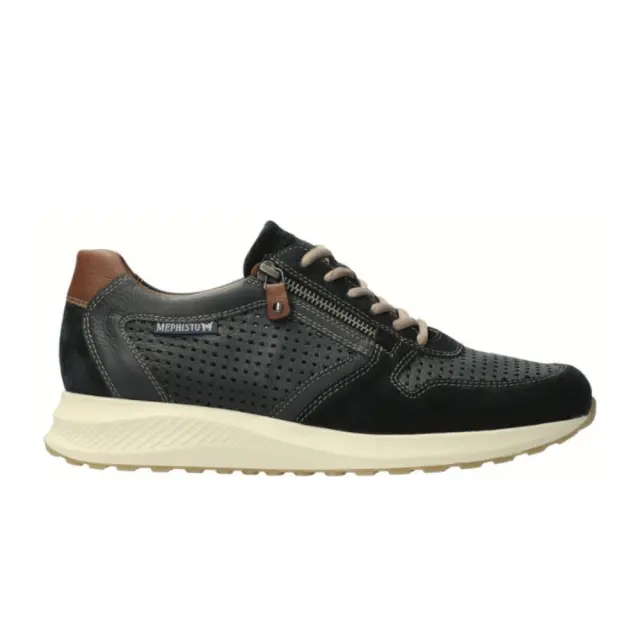 Mephisto Sneakers Ανδρικό δέρμα/δέρμα Nubuck Μπλέ MEP/DINO PERF BLUE