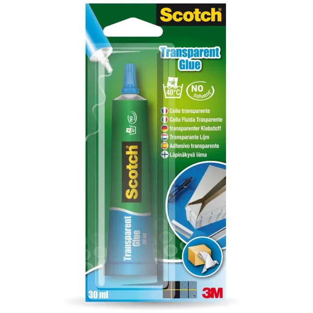 Scotch 3M Κόλλα Διάφανη Χωρίς Διαλύτες - 30ml