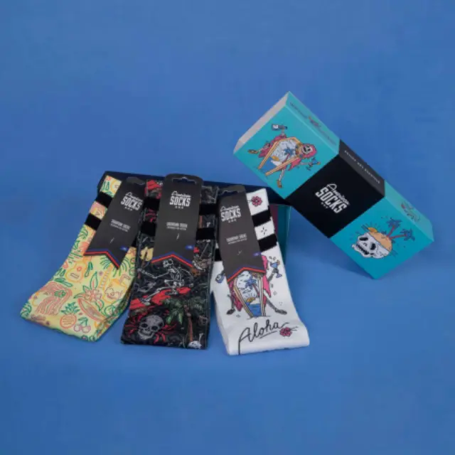AMERICAN SOCKS Signature Aloha Collection Gift Box - 37-41 (S/M) 2