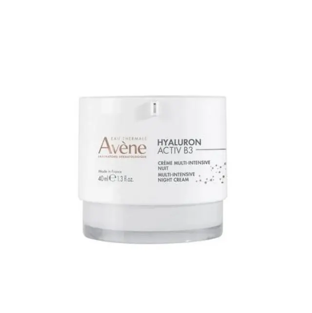 Avene Hyaluron Activ B3 Multi-Intense Night Cream Κρέμα Προσώπου Νυκτός με Υαλουρονικό Οξύ για Ενυδάτωση και Αντιγήρανση, 40ml