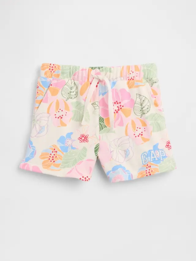 Βρεφικό babyGap Σορτς Φούτερ από French Terry με Λογότυπο SP HERO FLORAL