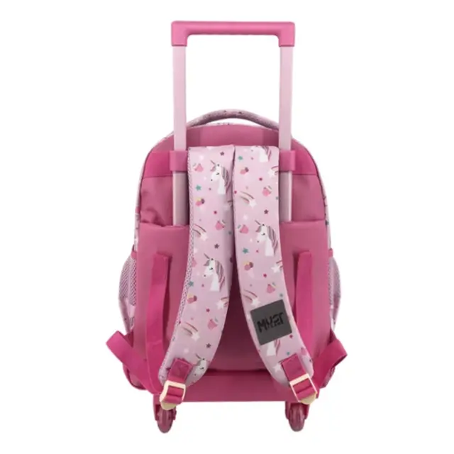 Must Σχολική Τσάντα Τρόλεϊ Δημοτικού 3 θήκες Pink Unicorn (000587628) 2