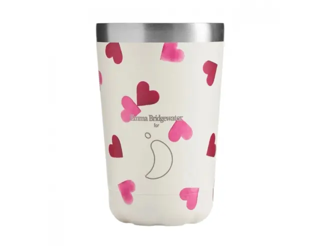 Ποτήρι Θερμός Original Emma Bridgewater Chilly's με χωρητικότητα 340ml και διατήρηση θερμοκρασίας 6h ζεστό - Hearts22770 2