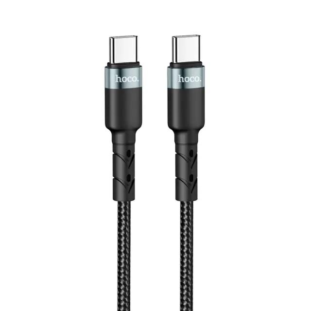 Καλώδιο Hoco. SU99 Max USB-C σε USB-C Fast Charging 60W Braided Μαύρο 2m