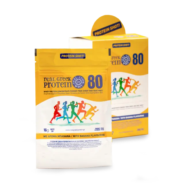 Protein Shot Box: Shot Πρωτεΐνης με γεύση Μπανάνα - 10 τμχ 2