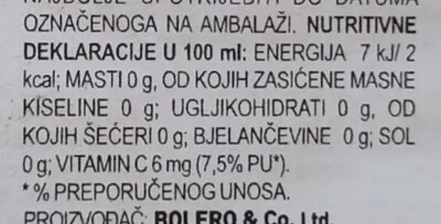 BOLERO Πορτοκάλι - Χυμός σε σκόνη για 1,5L (σακουλάκι 9γρ) 3