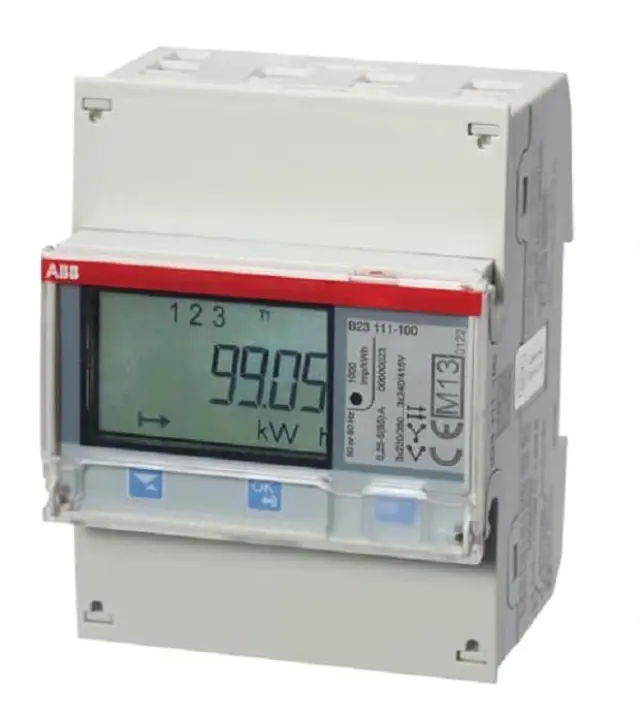 3Φ Μετρητής ενέργειας B23 111-100 STEEL ΑΒΒ 73732
