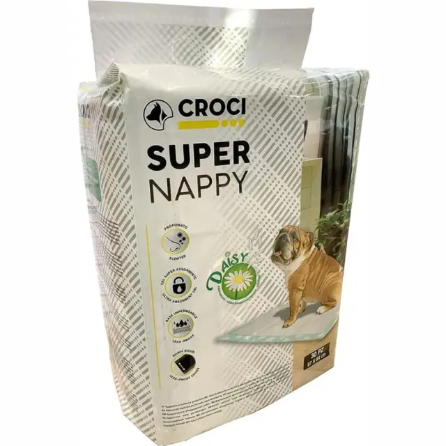 Croci Super Nappy Daisy Πάνα Βρακάκι Σκύλου 57x54cm 30τμχ